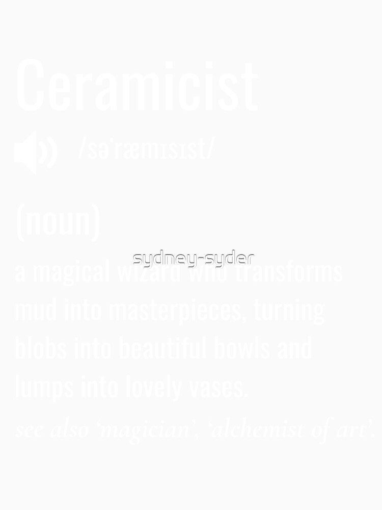 Ceramicist by sydney-syder