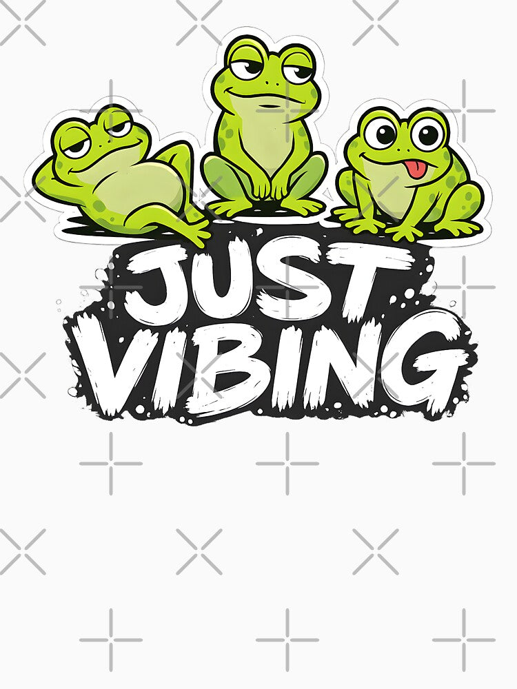 Just Vibing Frog Mood Energy by Dream-Fab