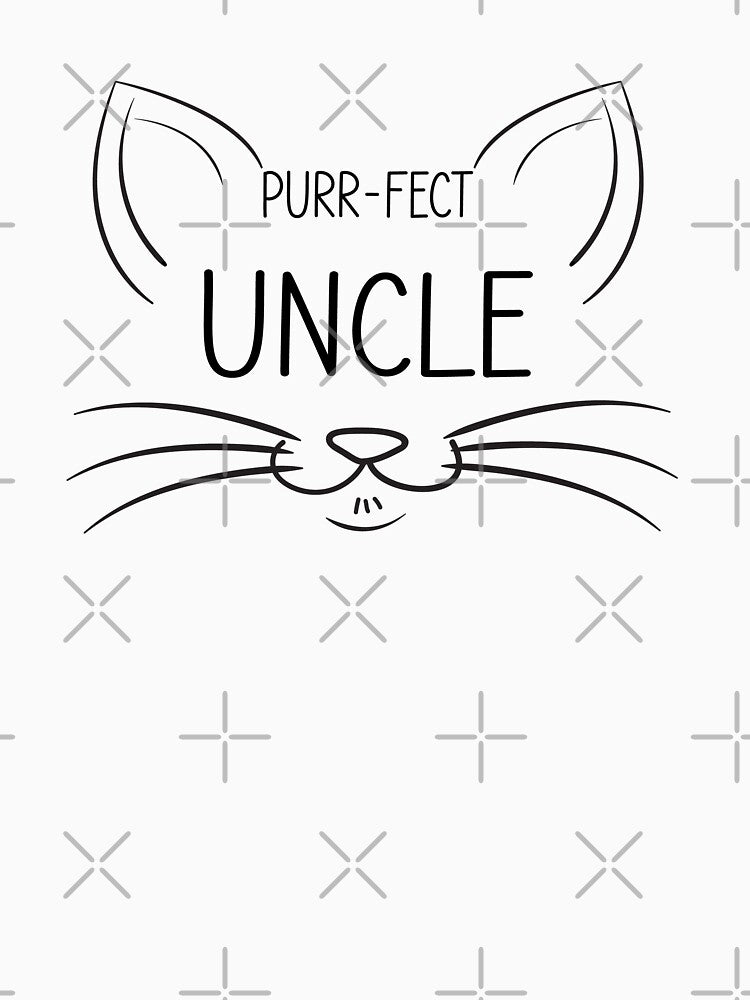 "Purr-fect Uncle" funny cat lover Uncle by Gravy-tee07