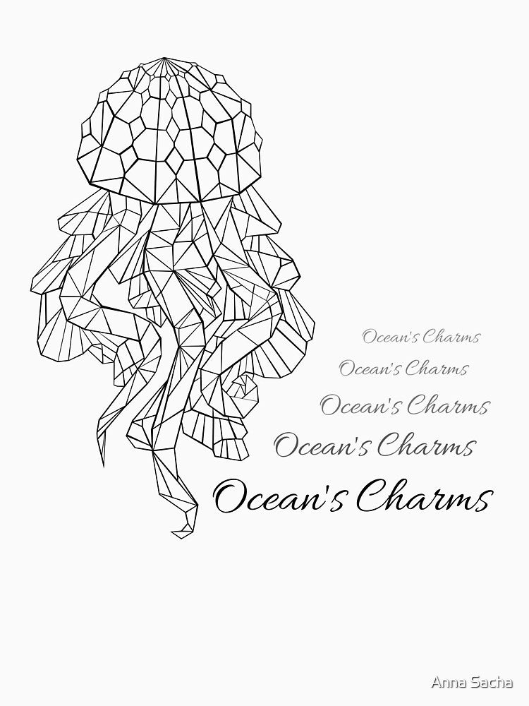 ocean's charms crystal jellyfish sea ocean life by Anna Sacha
