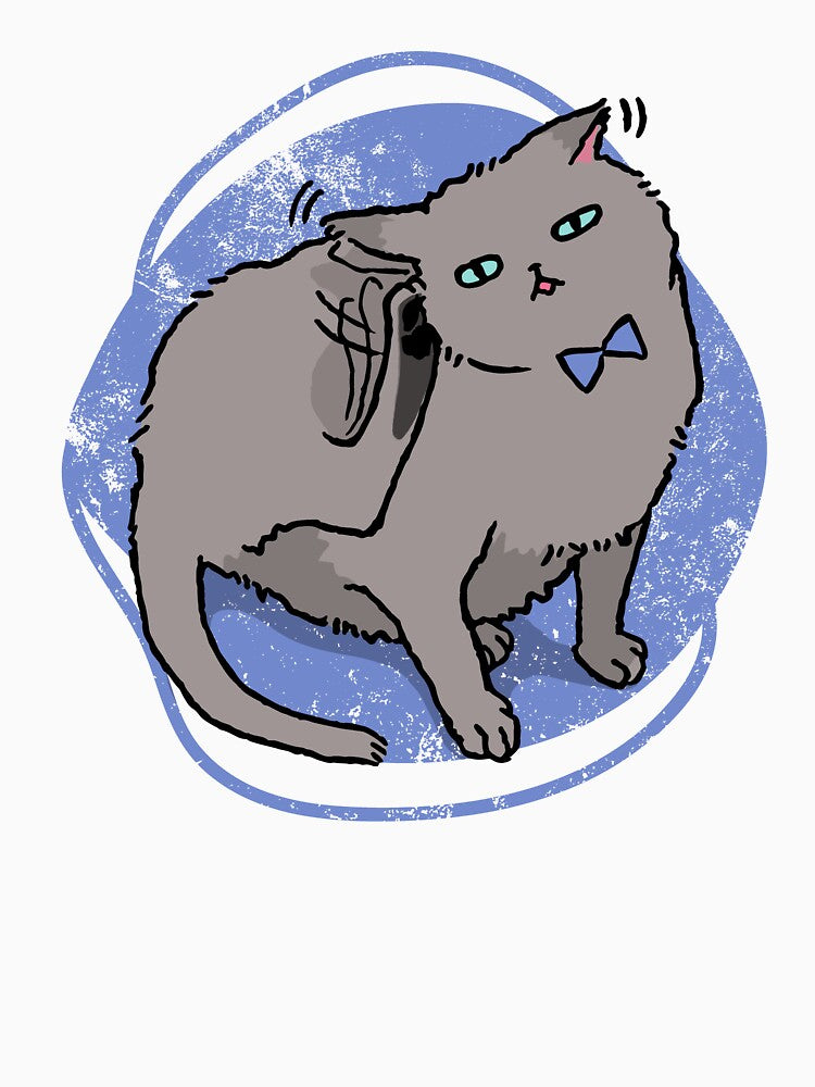 Elegant Scratchy Cat by natalillu
