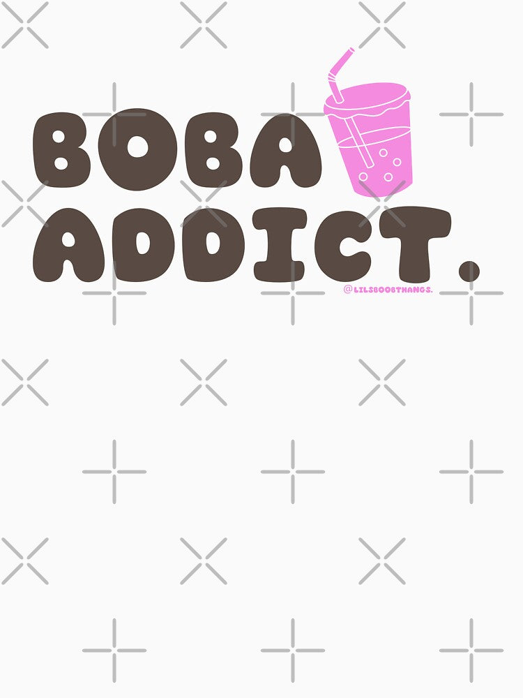 Boba addict, boba, funny boba, bubble tea, milk tea, boba drink, bubble tea v7 | @lilsboobthangs by lilsboobthangs