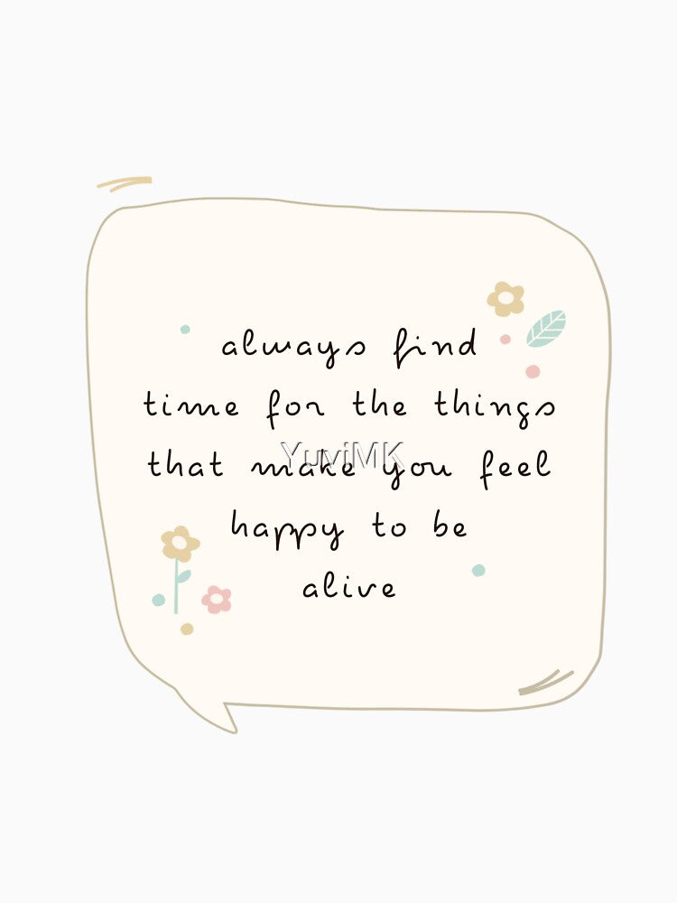Cute Happiness Quote by YuviMK