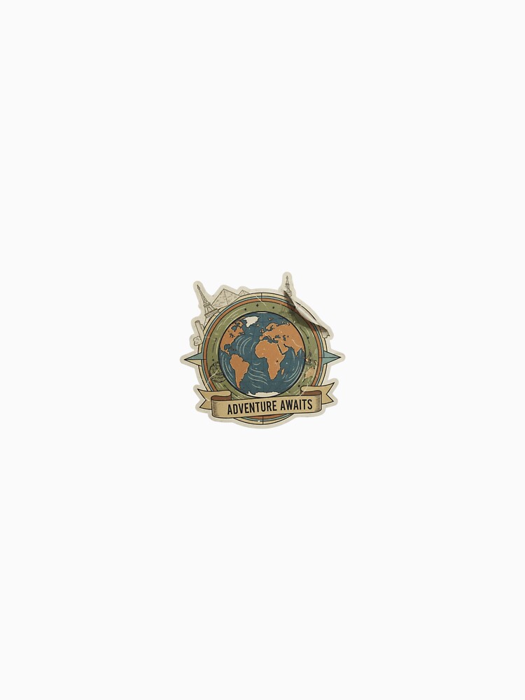 Adventure awaits sticker by hunteroflions
