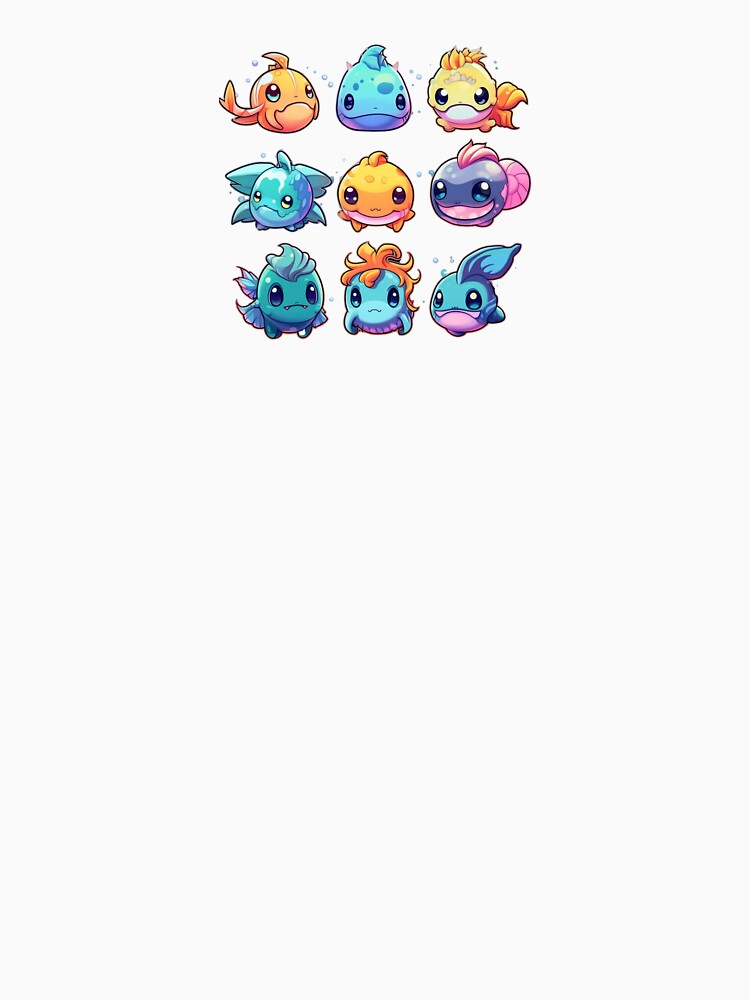 Cartoonish cute Sea life by OLX4VA
