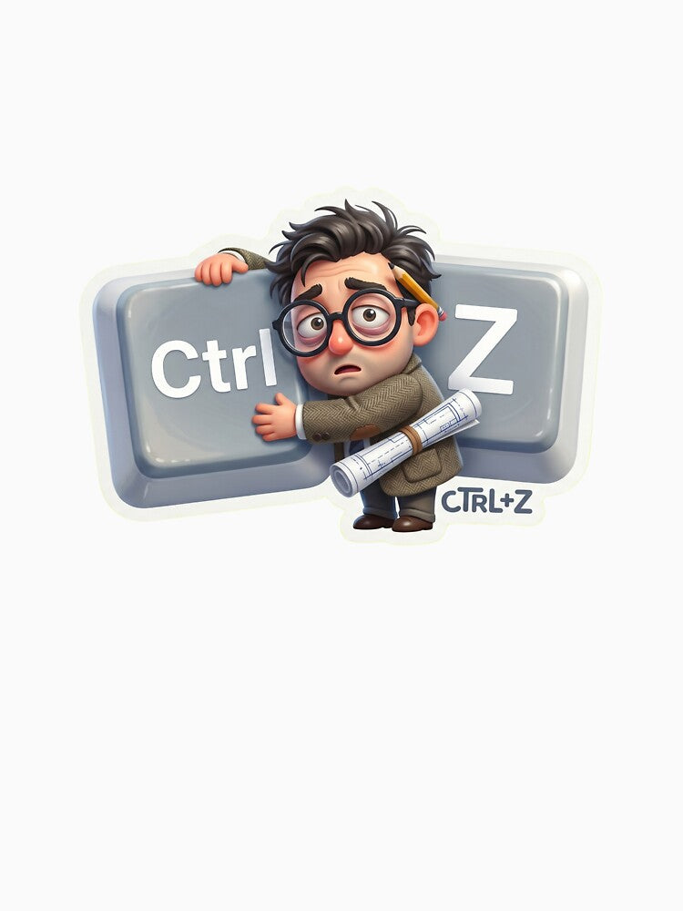 Architect Ctrl Z Undo Life Designer Humor by AkDesign022