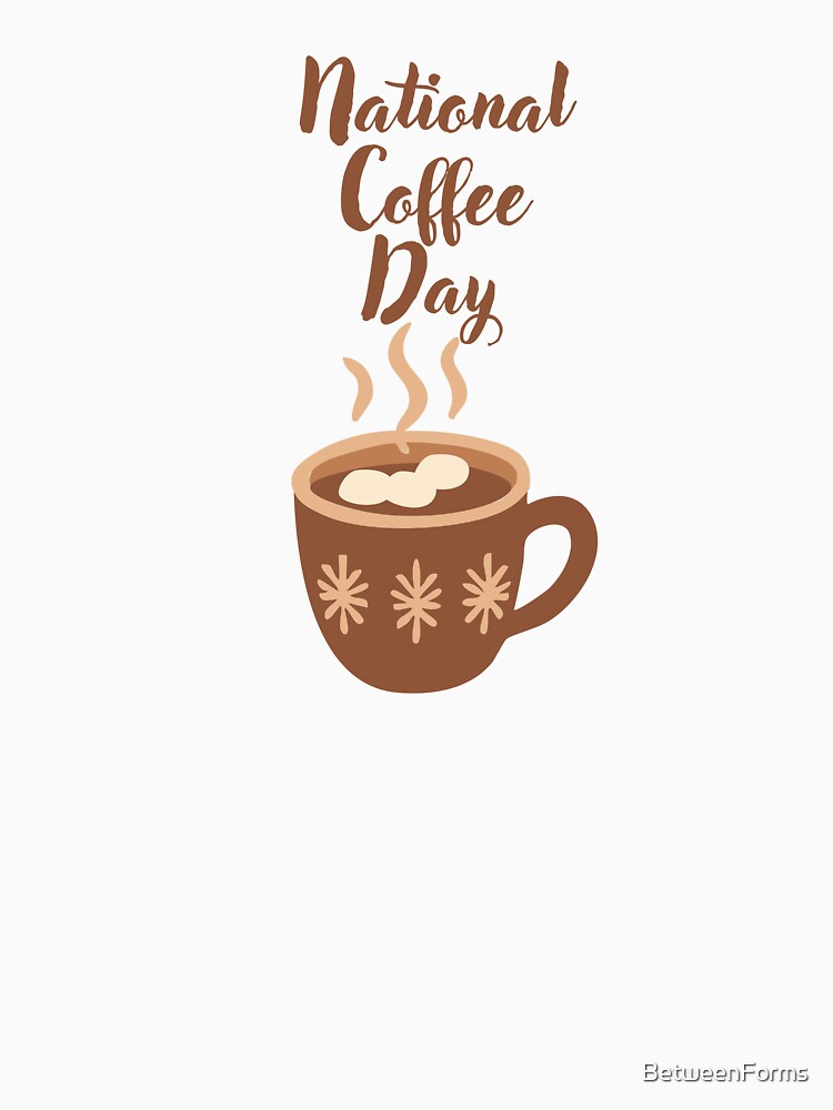 National Coffee Day Hot Marshmallow Mug by BetweenForms