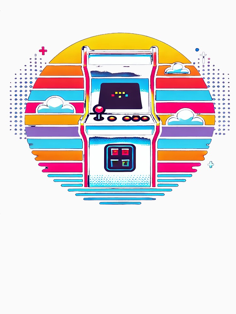 Vintage 80s Arcade Machine by Genady
