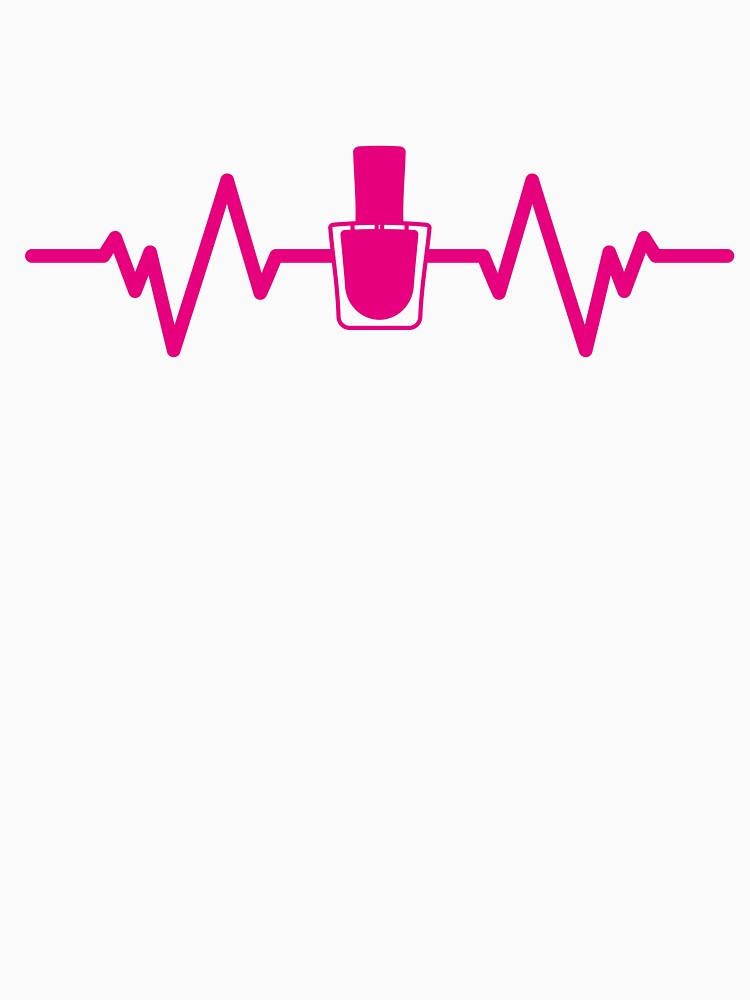 Nail Tech Heartbeat Manicure Nail Technician Polish Lover by faridman