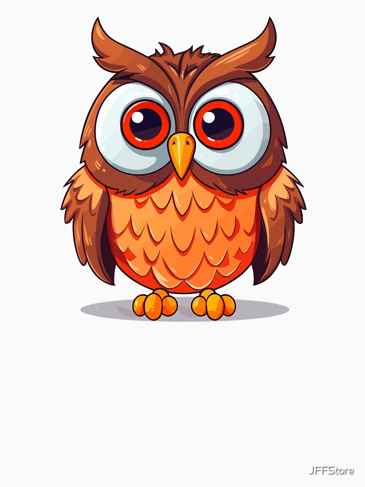 Cute Owl Cartoon Art | Owl Lovers by JFFStore