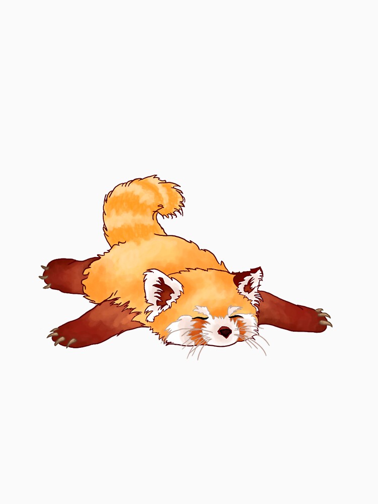 Sleepy Red Panda by Kambriemae