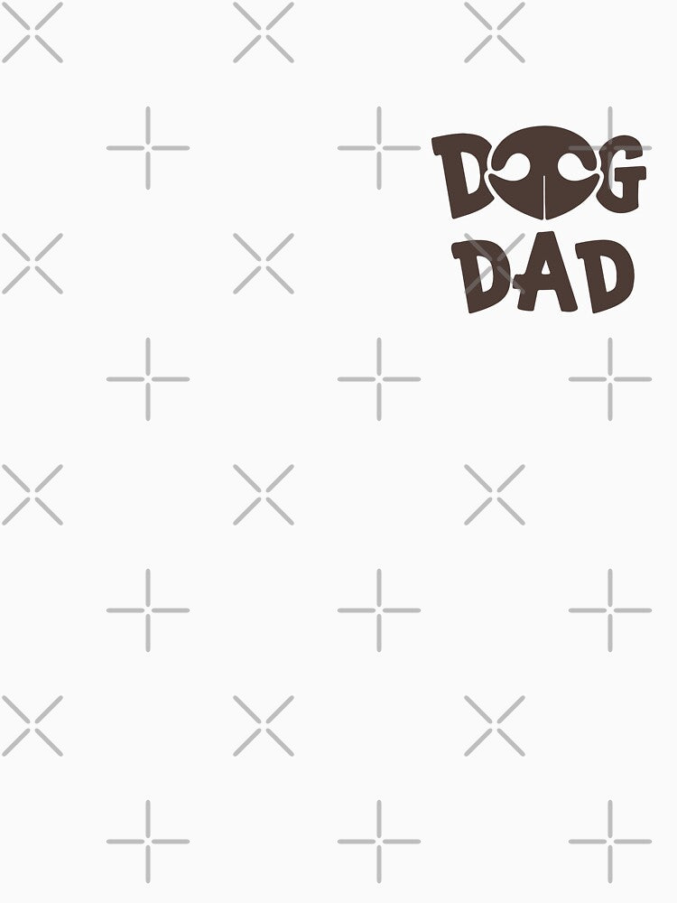 Dog Dad – Proud Pet Parent Design Mocha by Petals & Paws by Mari