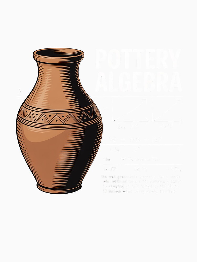 Pottery Algebra Funny Ceramic Clay Artist by KotexTemu