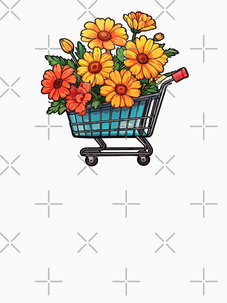 Plant Friends Shopping Cart by Realizey