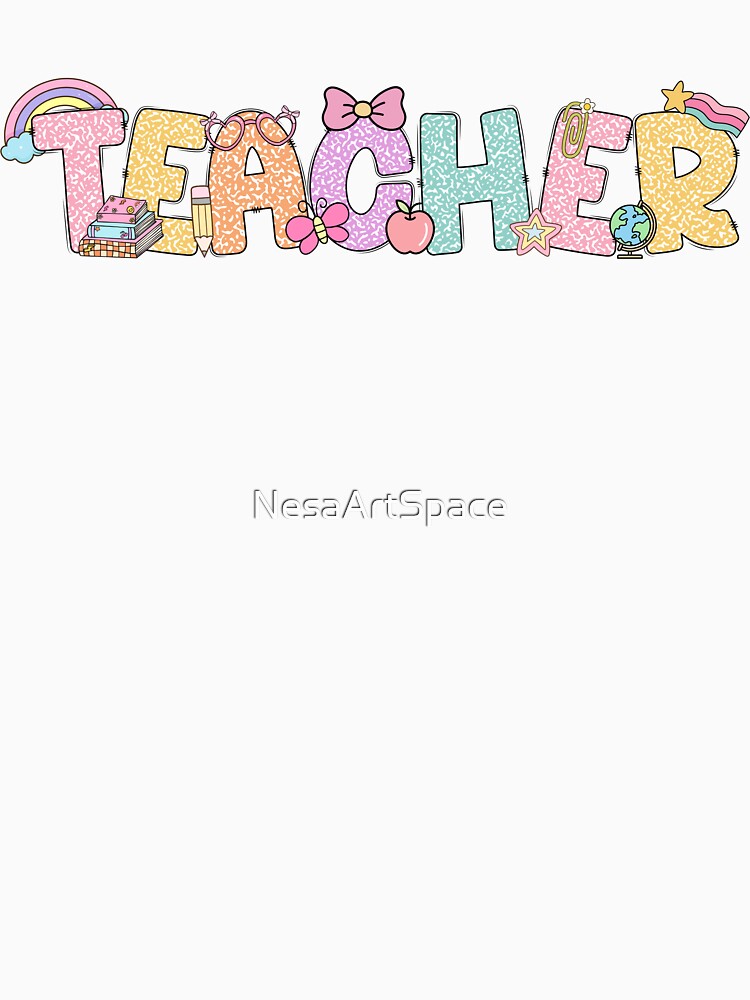 Teacher Pastel Composition Book Y2K Style by NesaArtSpace