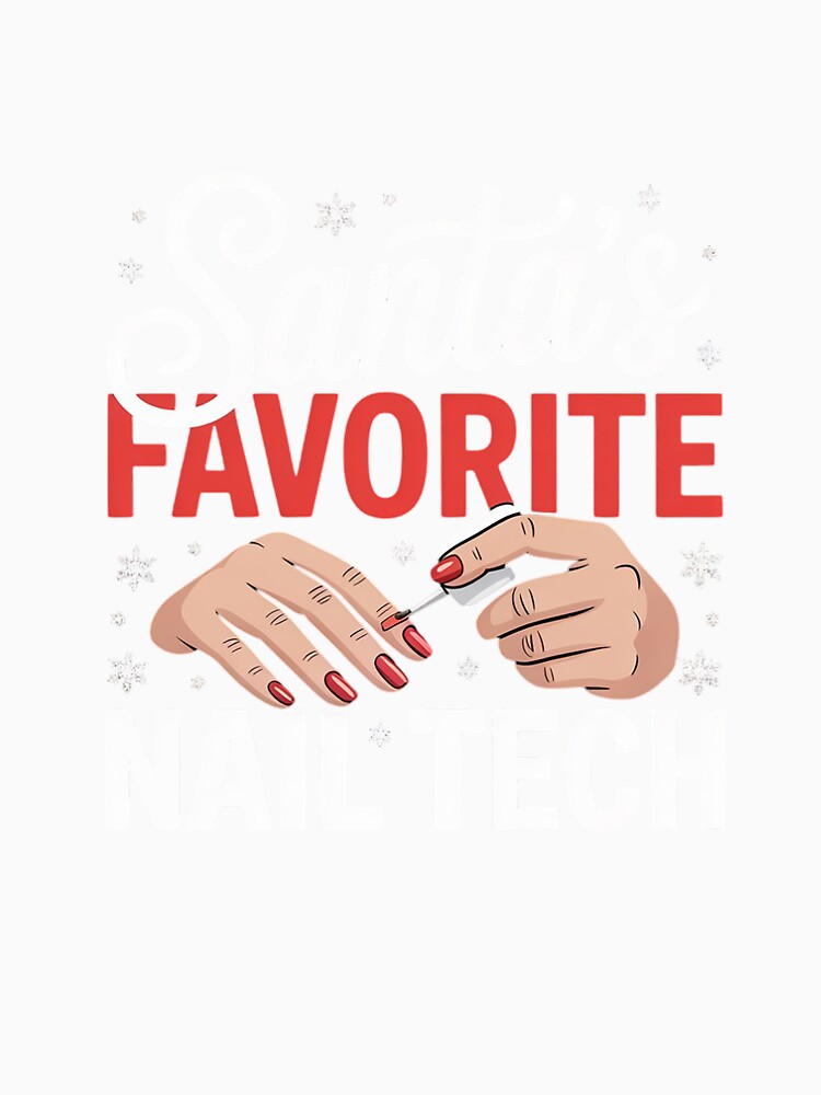 Nail Tech Quote Work Uniform Nail Polish Christmas by FranzFriesen