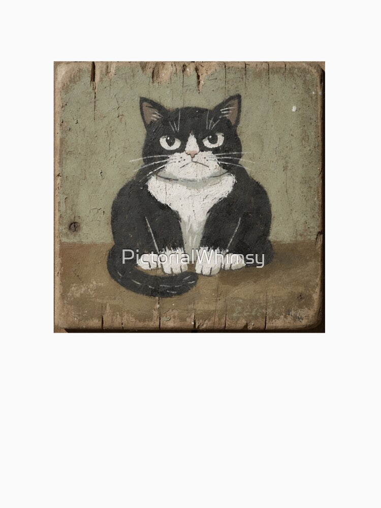 Tuxedo Loaf Cat by PictorialWhimsy