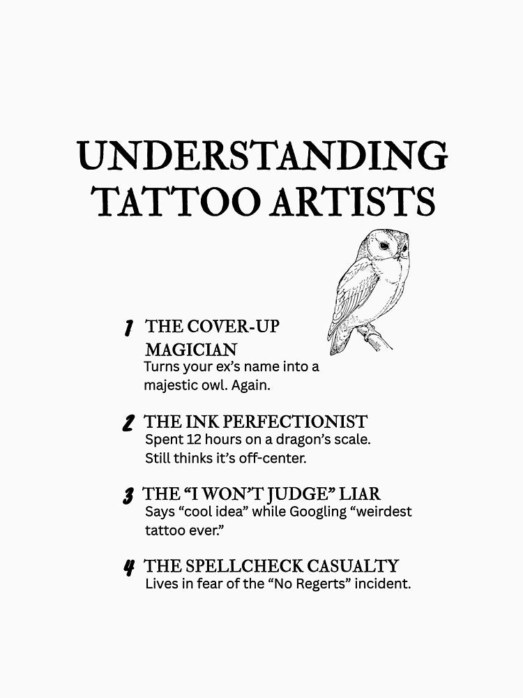 Understanding Tattoo Artists – Funny Ink Life Definitions by PsyFlow35