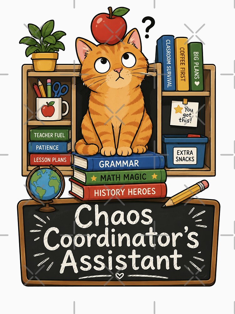 Chaos Coordinator Assistant Teacher Cat by Inspirahawke
