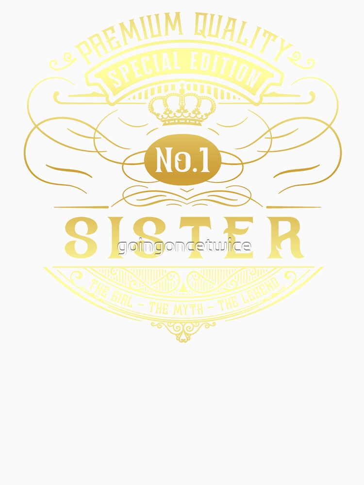 Matching Family Vintage Whiskey Label Sister by goingoncetwice