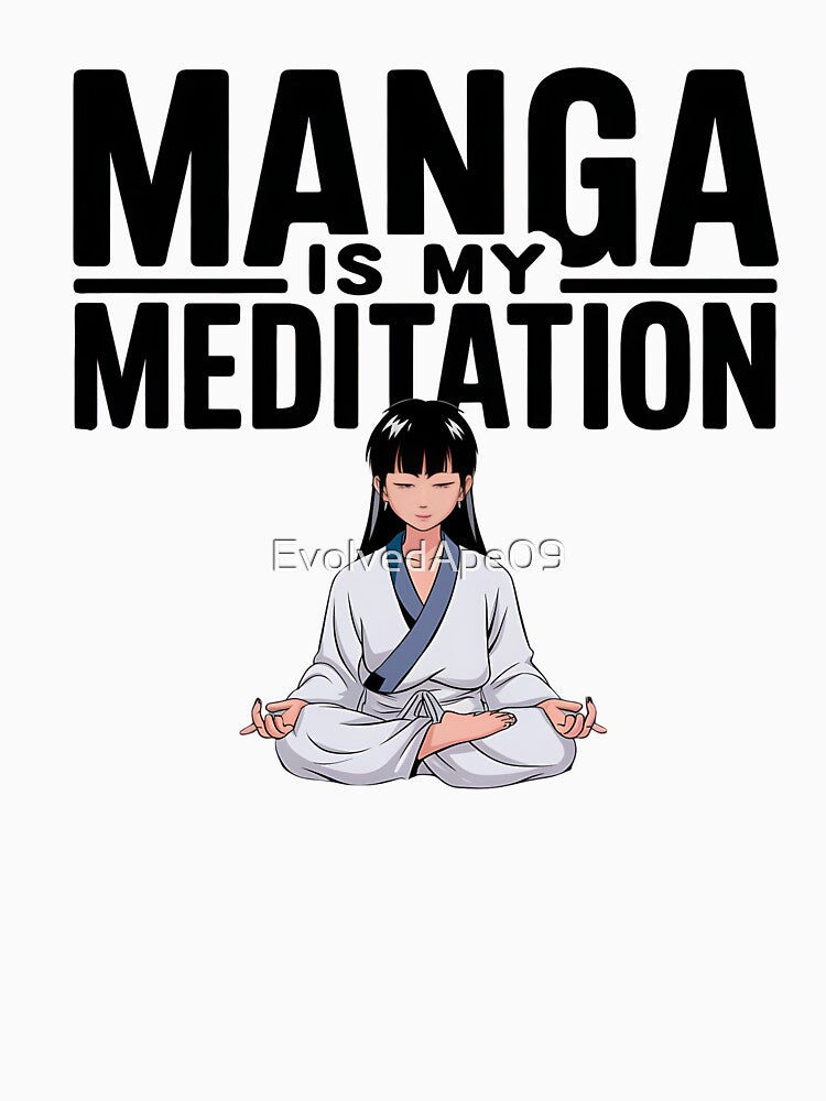 Manga Is My Meditation – Anime Mindfulness Mode by Evolved Ape