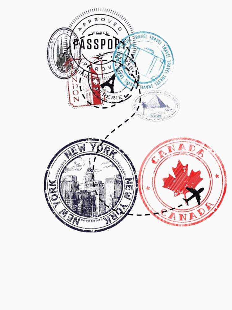 Wanderlust Unleashed: Ultimate Passport Stamp Design for Global Adventurers by LIK  IE'S