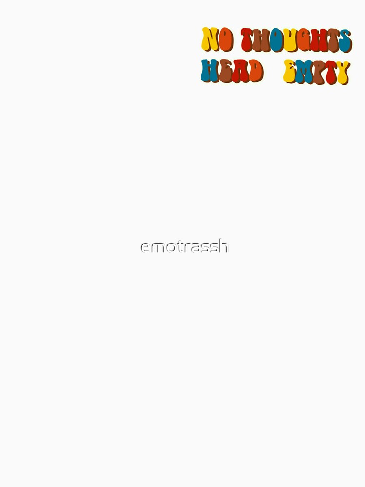 head empty (white) by emotrassh