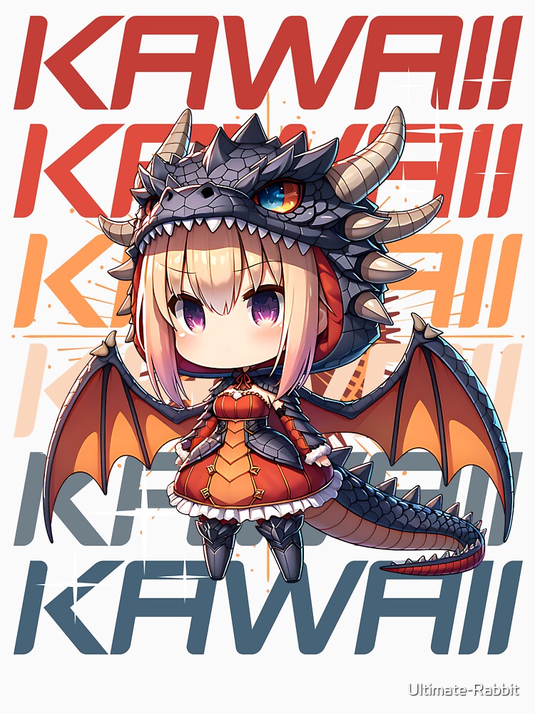 Kawaii Chibi Anime Dragon by Ultimate-Rabbit