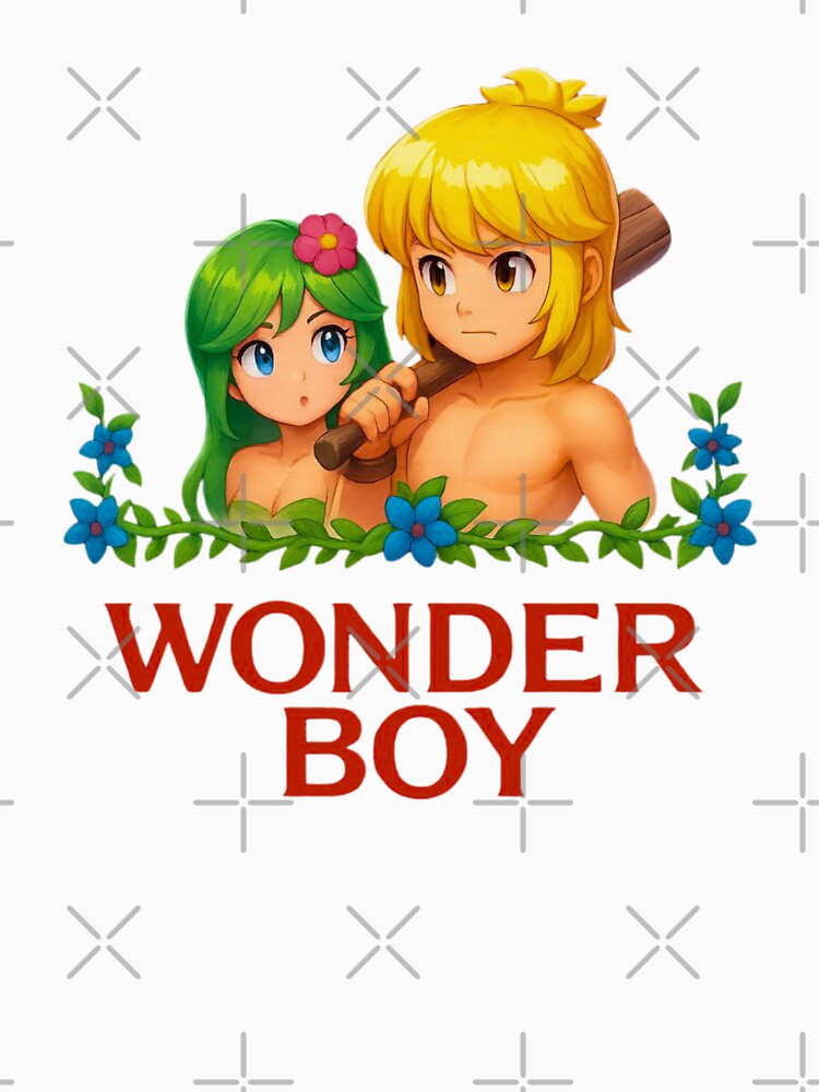 Wonder Boy Retro Game Mame by Pixelogia