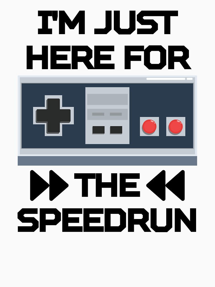 I’m Just Here for the Speedrun – Retro Controller Design by PHRASEandSTYLE