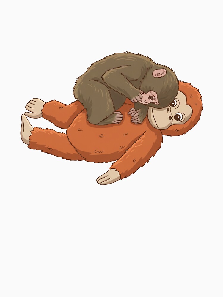 Little Monkey Punch , Lonely Baby Monkey Plush Hug by minlik