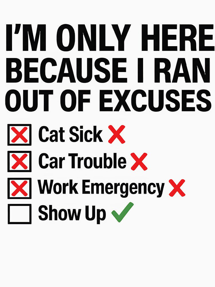 Funny Ran Out Of Excuses Introvert by ucedamarcelo