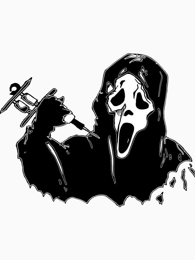 ghostface tattoo artist by Luistas