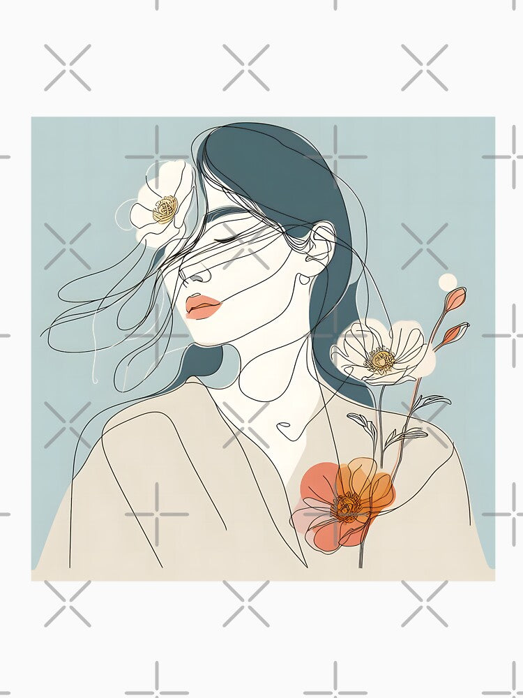 Women in flower by poppynasr