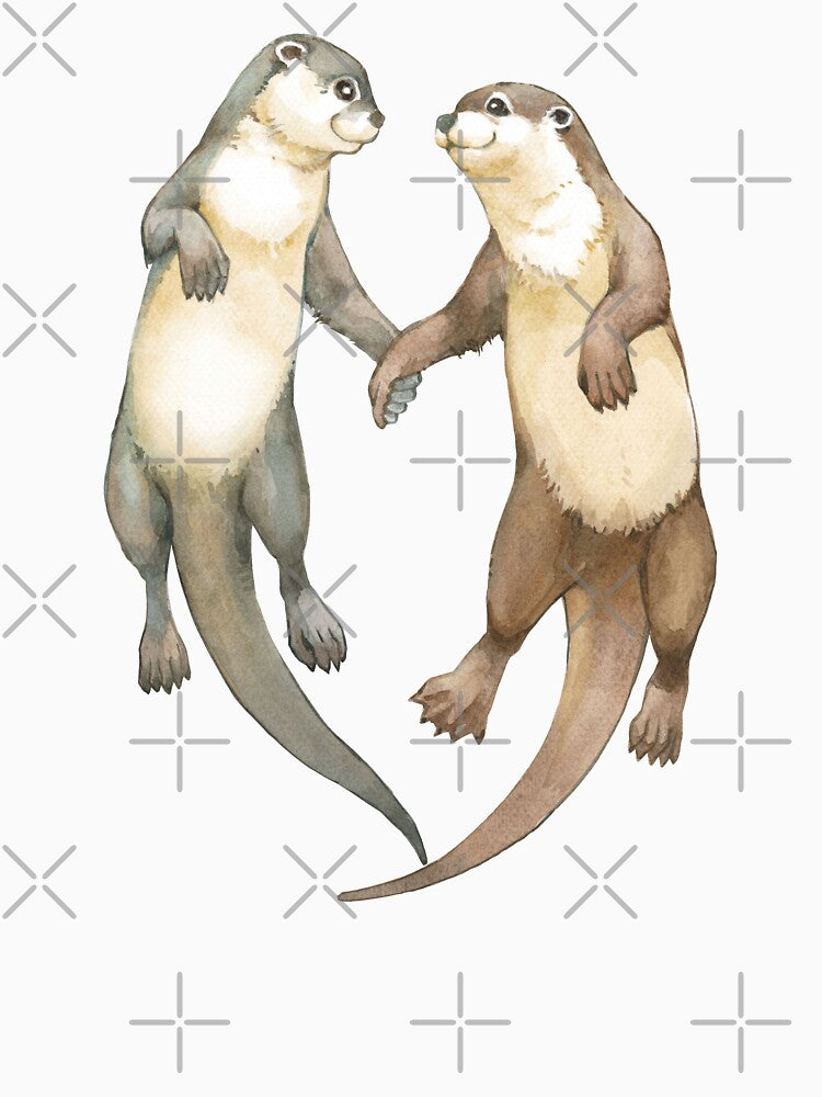 Watercolor Significant Otter by thepawster