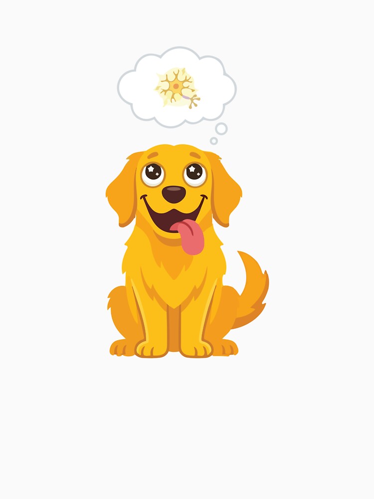 One Brain Cell Used For Loving Golden Retriever by Petzzz