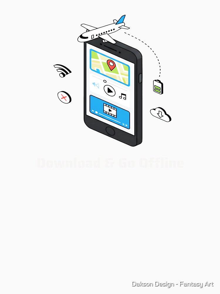 Download & Go Offline | Modern Traveler's Motto by Dakson Design - Fantasy Art