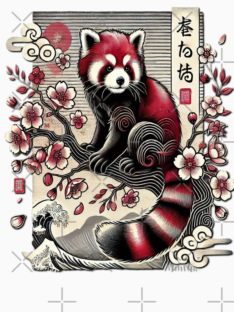 red panda bear by EuropeanPrints