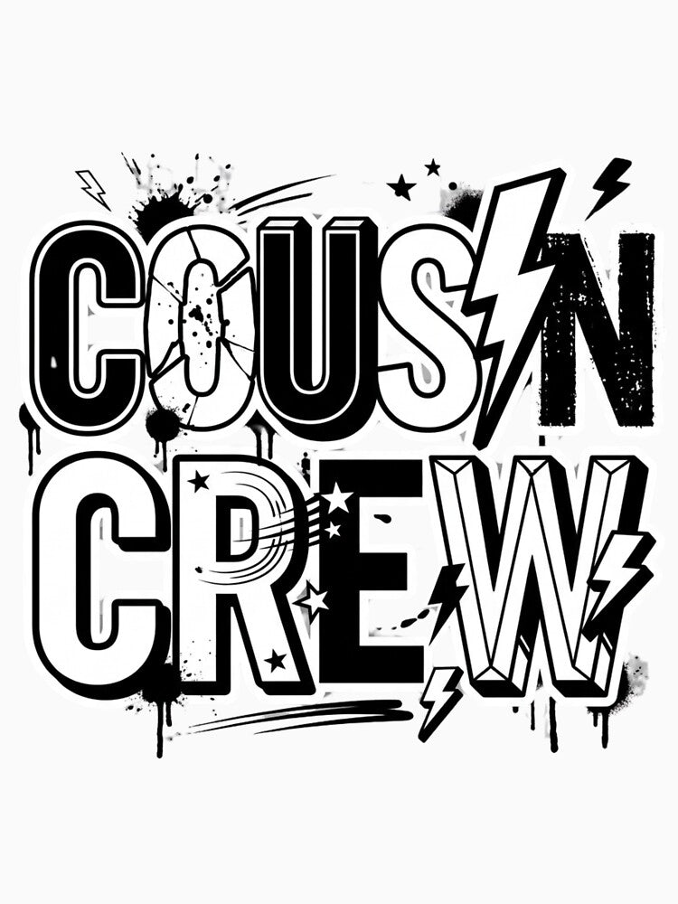 Cousin Crew Graffiti Lightning Bolt Rock by ScriptedMoments