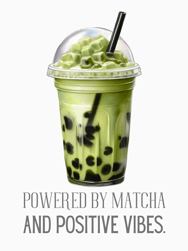 Powered by matcha and positive vibes. #matcha #matchalover #matchaaddict by Anna Halasek