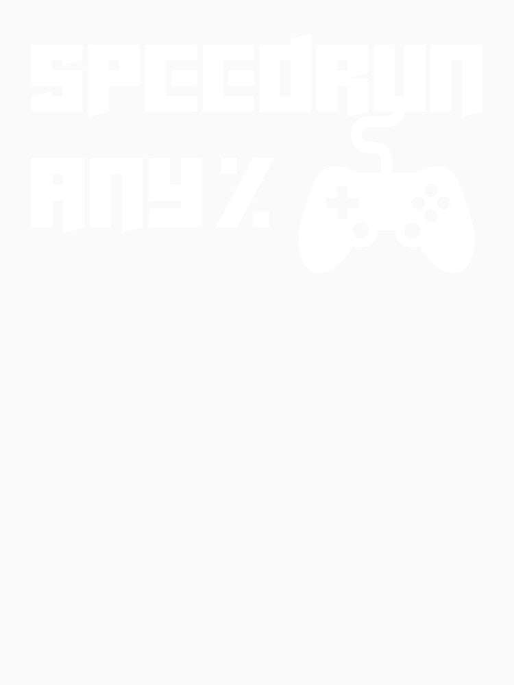 Speedrun Any% Controller – Gamer Quote Icon Design by PHRASEandSTYLE