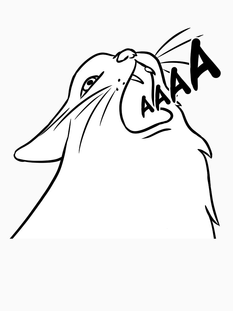Screaming cat aaaa by Kyubell-rsj