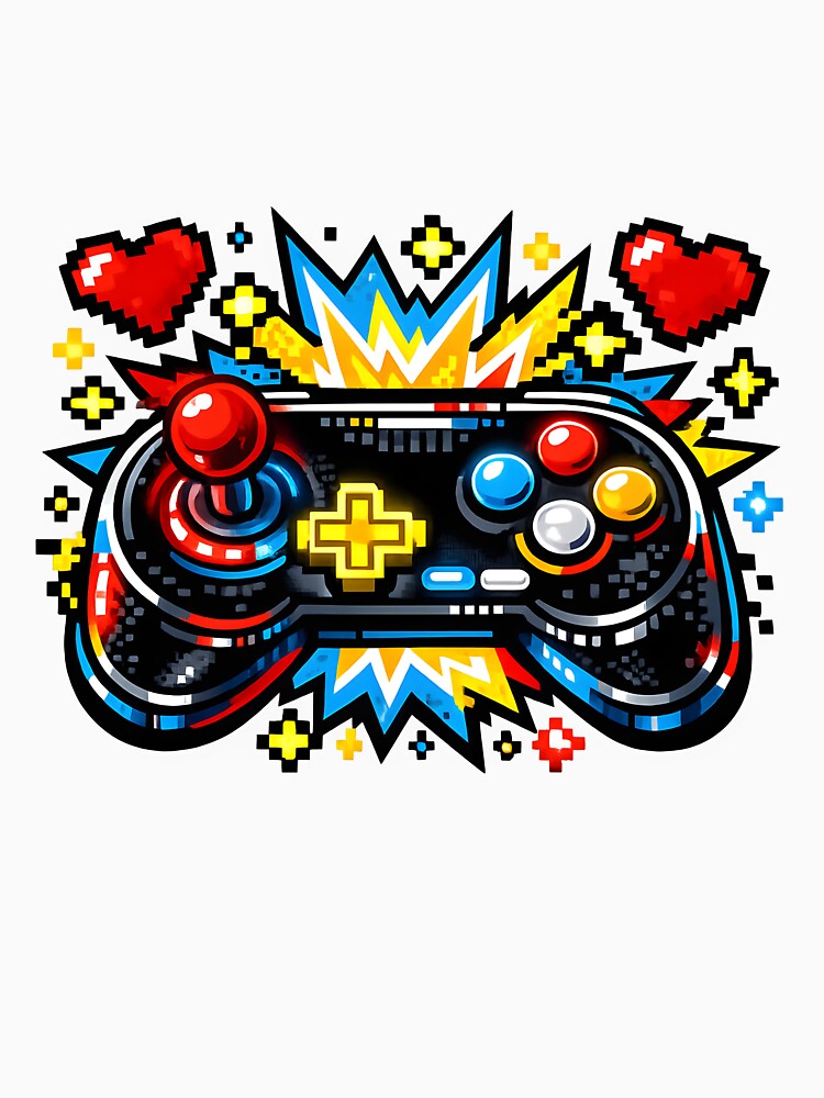 Pixel Retro Game Controller by rebelpop