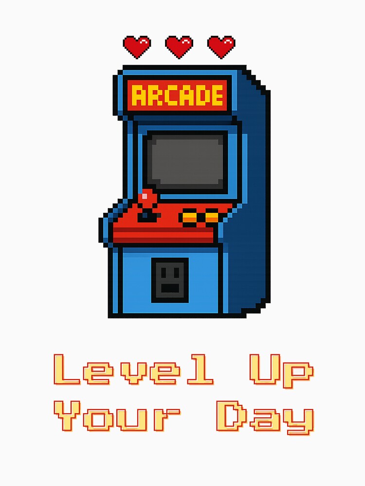 Retro Arcade Machine – Pixel Art Sticker by CrimsonFoxArt