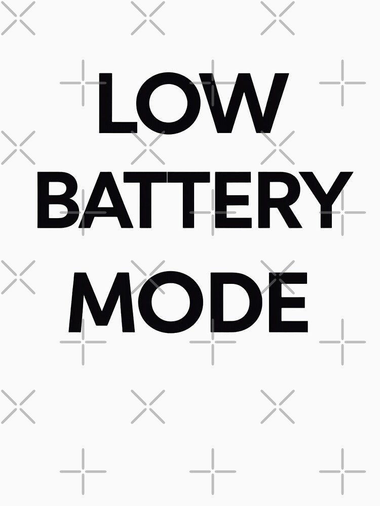 Low battery mode by Spirit of Siam