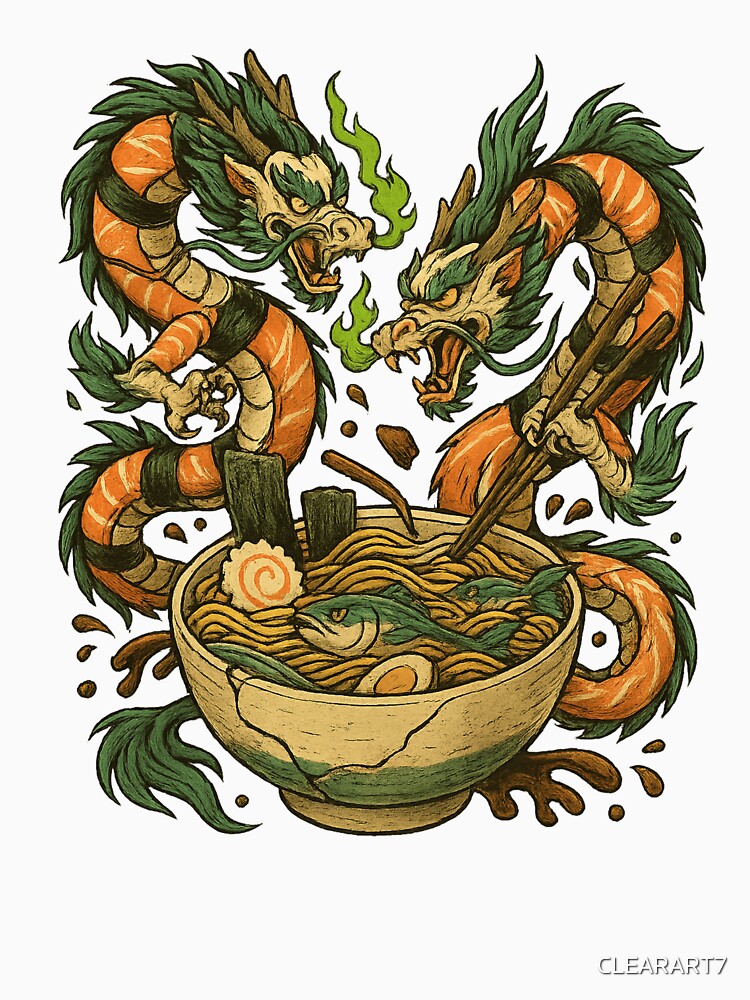 Ramen War — Duel of the Sushi Dragons by CLEARART7