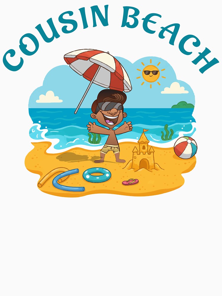 Cousin Beach Fun Summer Design | Cousin Crew Beach Vacation T-Shirt & Sticker by PixelWaveBD
