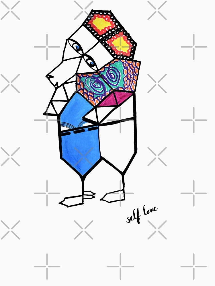 Self Love- Loving the Child Within us All. Geometric shapes by HopeMerc