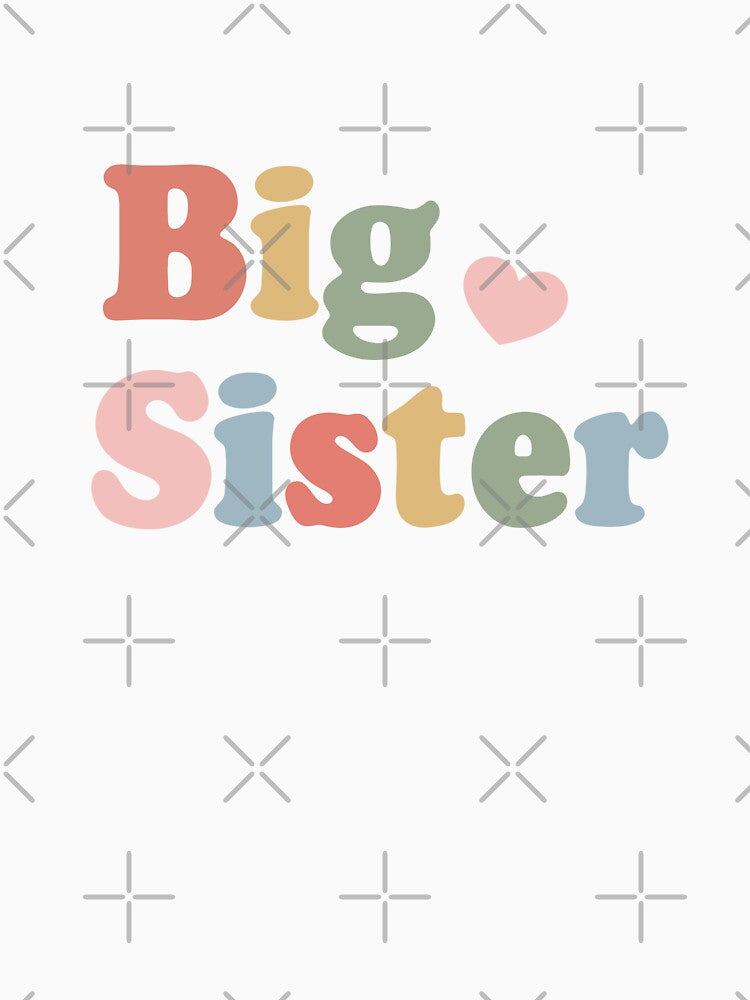 Big Sister Lil Sister Summer Announcement Cute Shower by XuanhieuBp