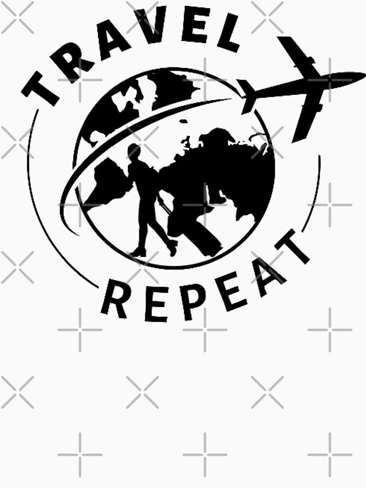 Travel & Repeat. – Minimalist Travel Quote Design by AlienTechs